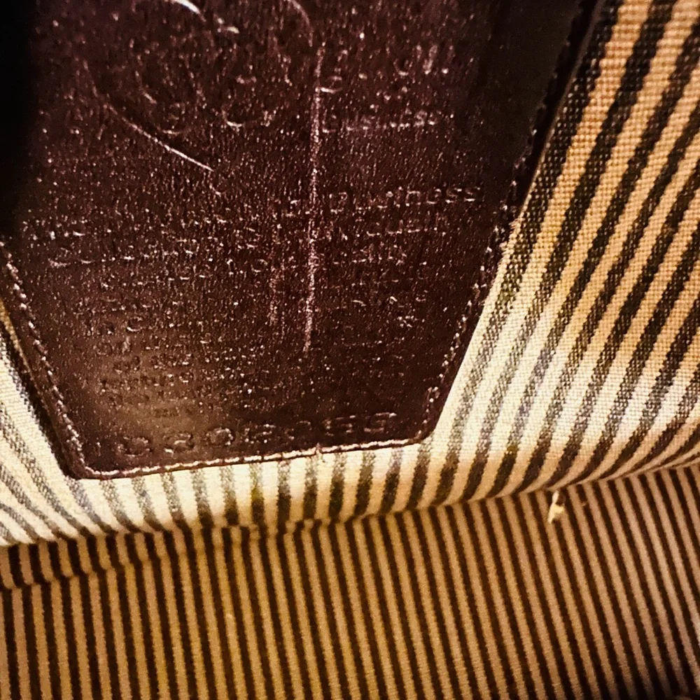 BRIGHTON ❤️ MARTHA BLACK /CHOC CROC BRIEFCASE/Laptop Bag - Picture 7 of 11